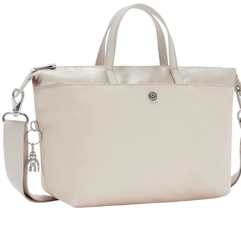 Kipling|Women’s Muze Plus Kala Mini Tote S Ivory Cloud Bl - Picture 2 of 12